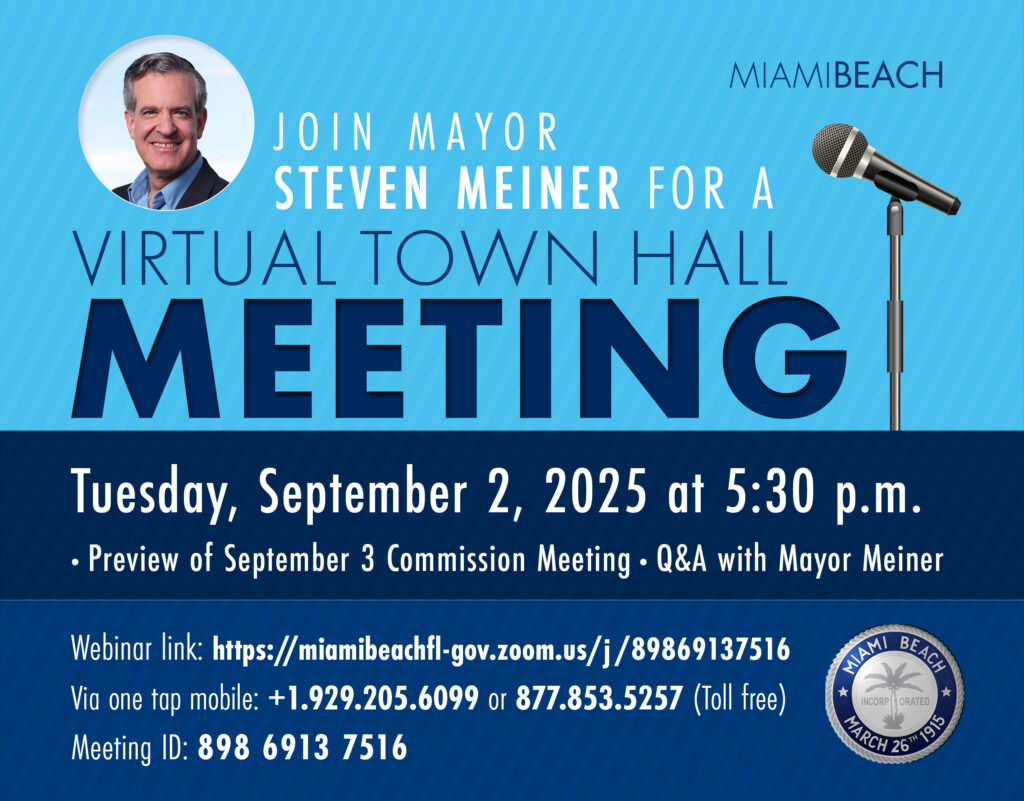 Mayor Meiner Town Hall Sept 2