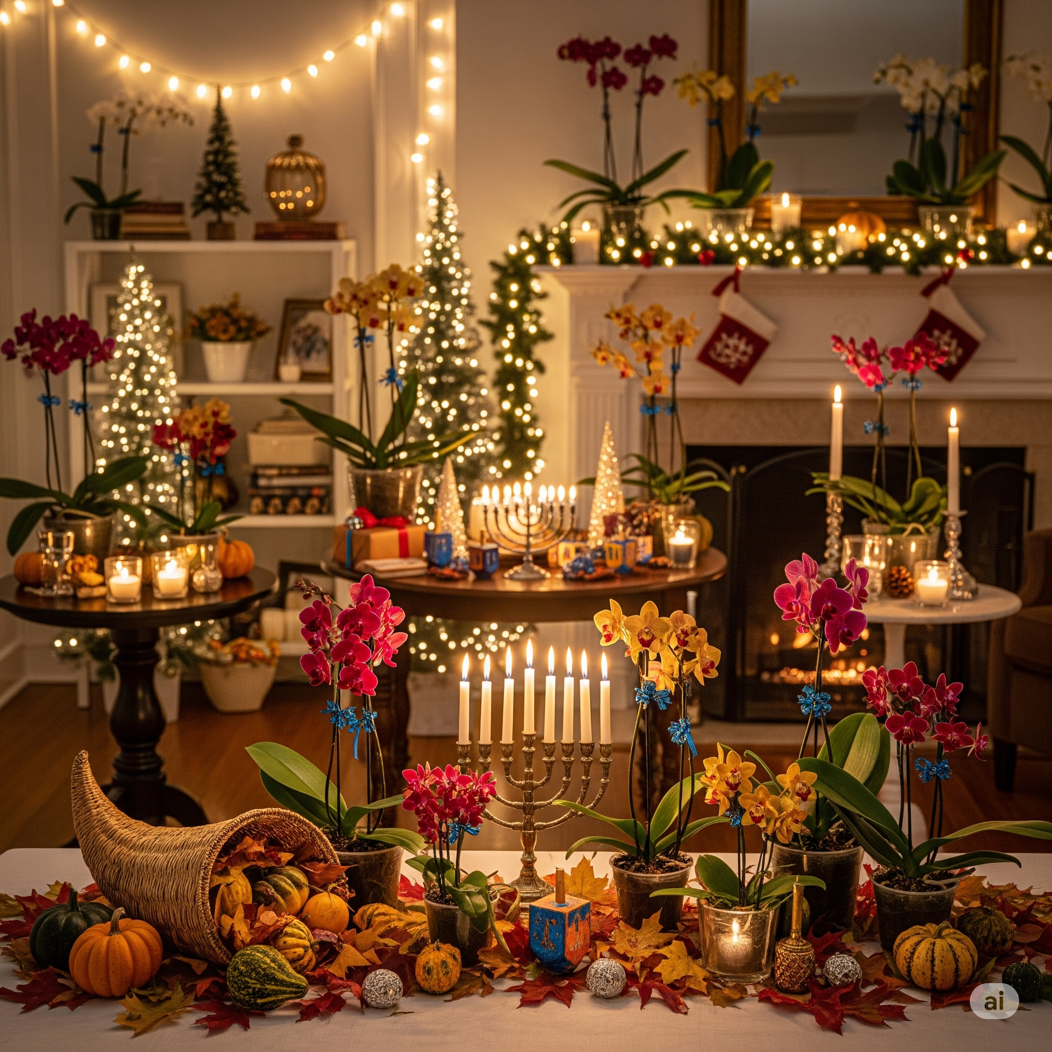 orchid holiday party