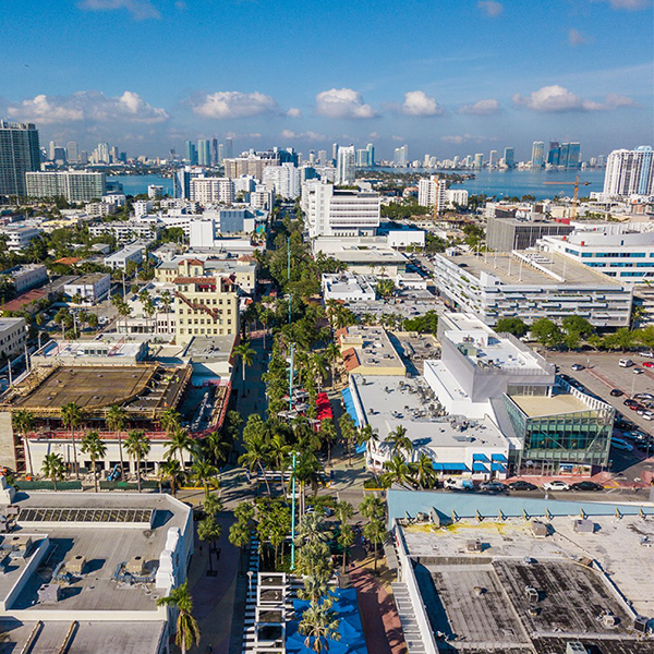 lincoln road aerial view
