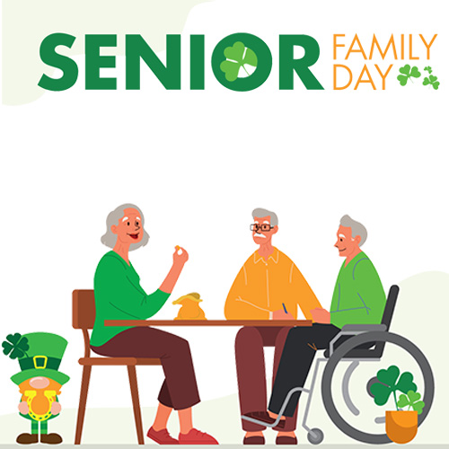 seniors at the seniore family fun day