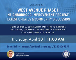  West Avenue Phase II Neighborhood Improvement Project.