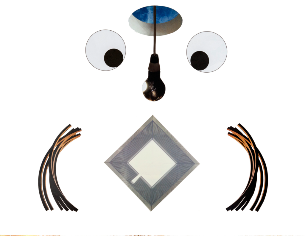 image of collage pieces in abstract form