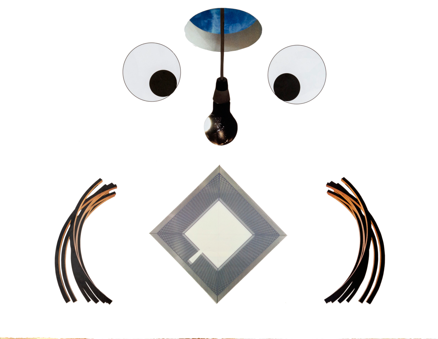 image of collage pieces in abstract form