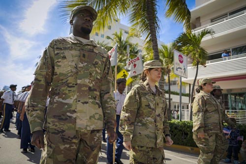 JROTC standing