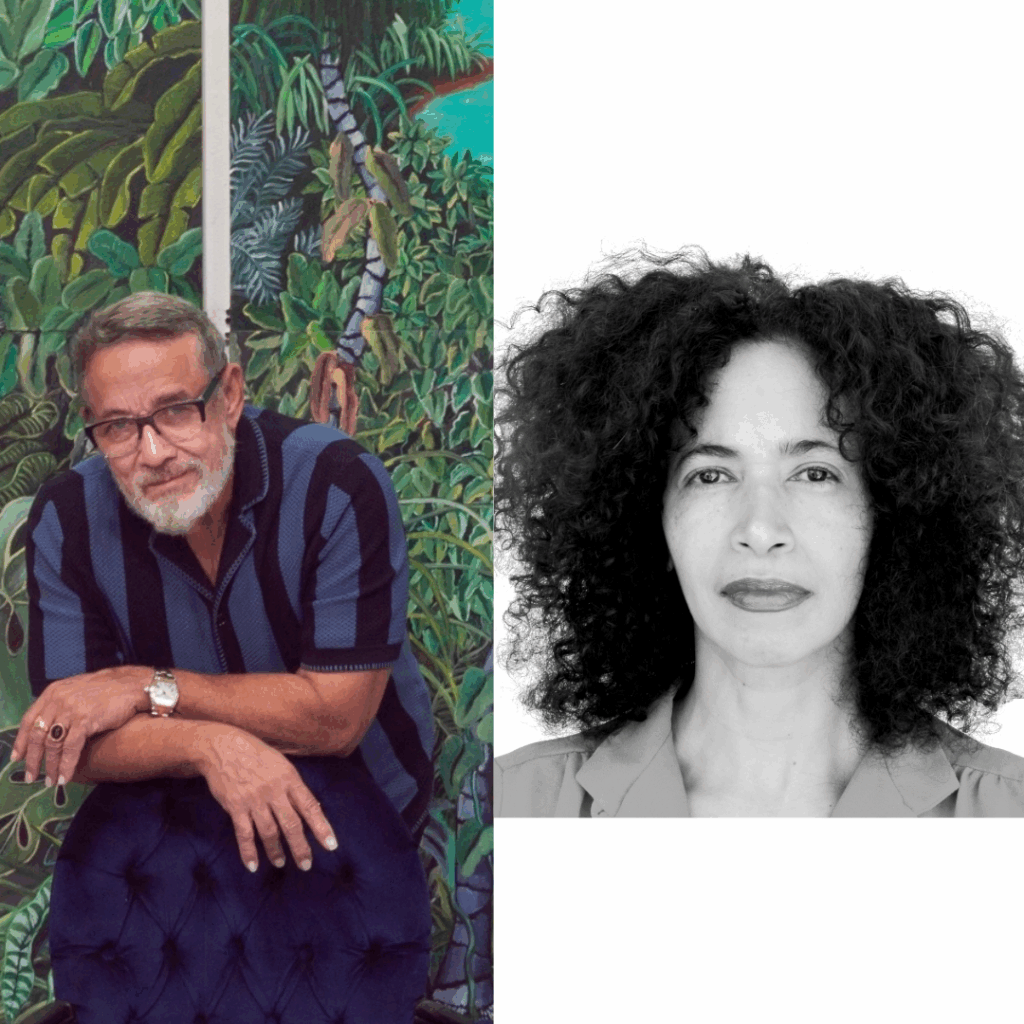 flyer of panel discussion with Edouard Duval-Carrié and Yanira Collado