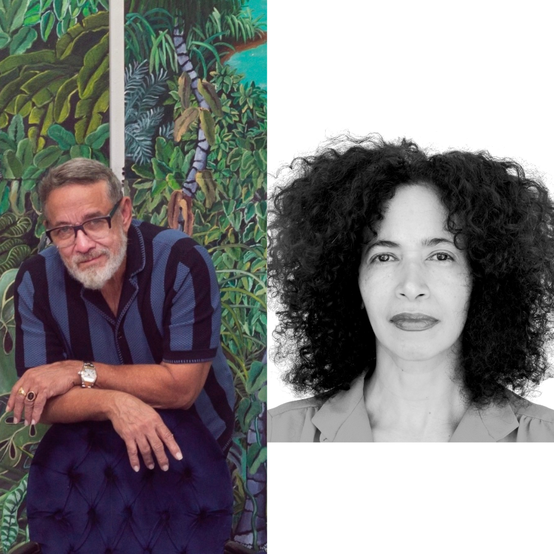 flyer of panel discussion with Edouard Duval-Carrié and Yanira Collado