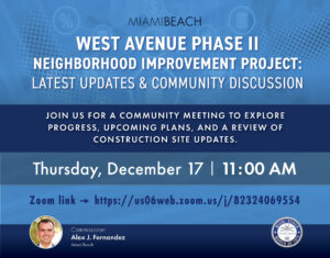 West Avenue Phase II Neighborhood Improvement Project: Latest Updates & Community Discussion