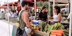 photo of people shopping at farmers market