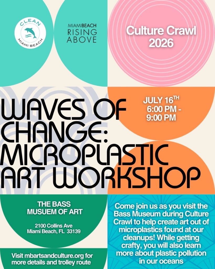 Waves of Change: Microplastic Art Workshop Flyer