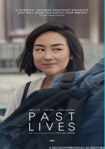 movie poster with a woman