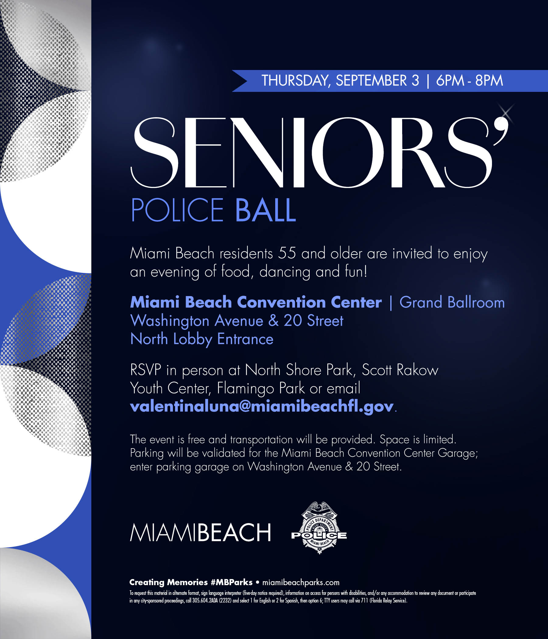 senior police ball flyer