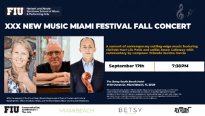 event flyer of music concert