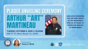 Plaque Unveiling for Arthur "Art" Martineau invitation 