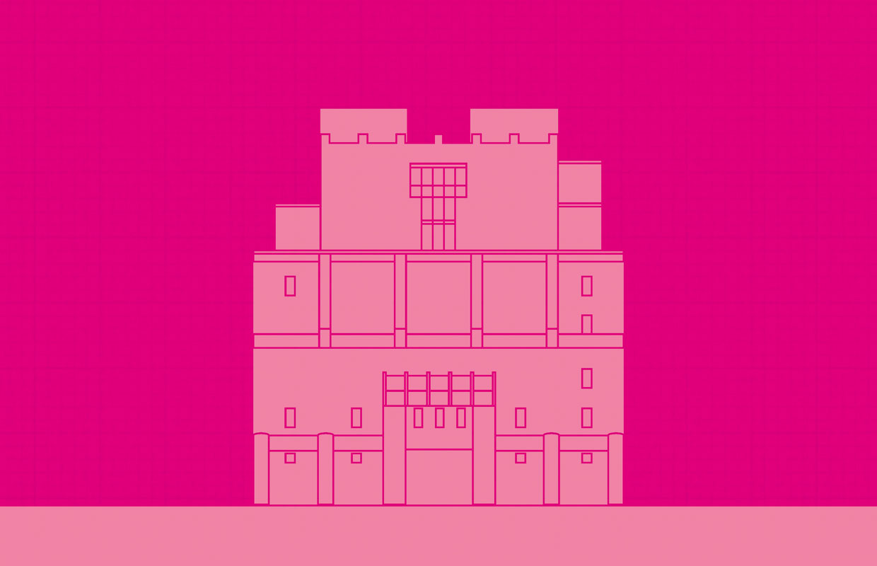 graphic outline of the wolfsonian