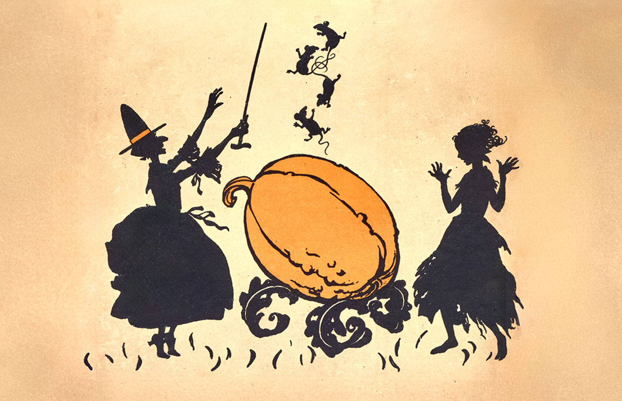 graphic of ladies and a pumpkin
